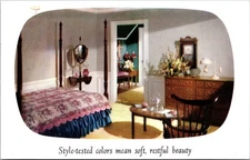 Vintage 1939 Idaho Falls Advertising Postcard for Lowe Brothers Paint