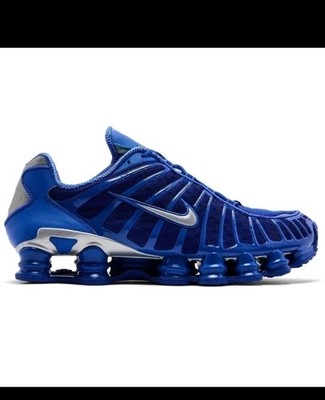 Nike Shox TL AV3595-400 Hyper Royal Metallic Silver Blue Men's 9