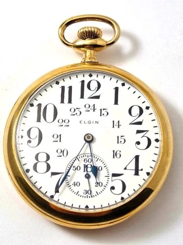 Vintage Elgin Pocket Watch, 1920's, Vintage Watches