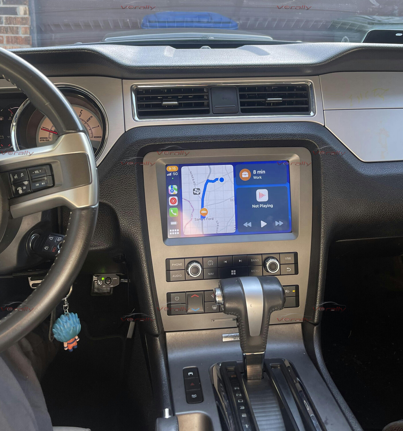 For 2010-2014 Ford Mustang Radio Stereo Android 14 CarPlay FM