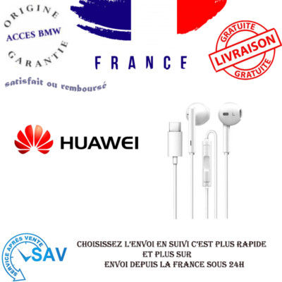 Cm33 auricolari cuffie originali mic volume typec per huawei p20 p30 mate 20  pro | eBay