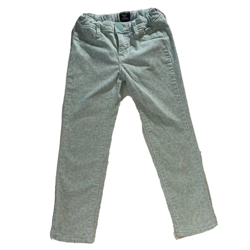 Gap Kids Girls Jeans Skinny Fit Coupe Moulante Size 5 Green/ White flower - Picture 4 of 4