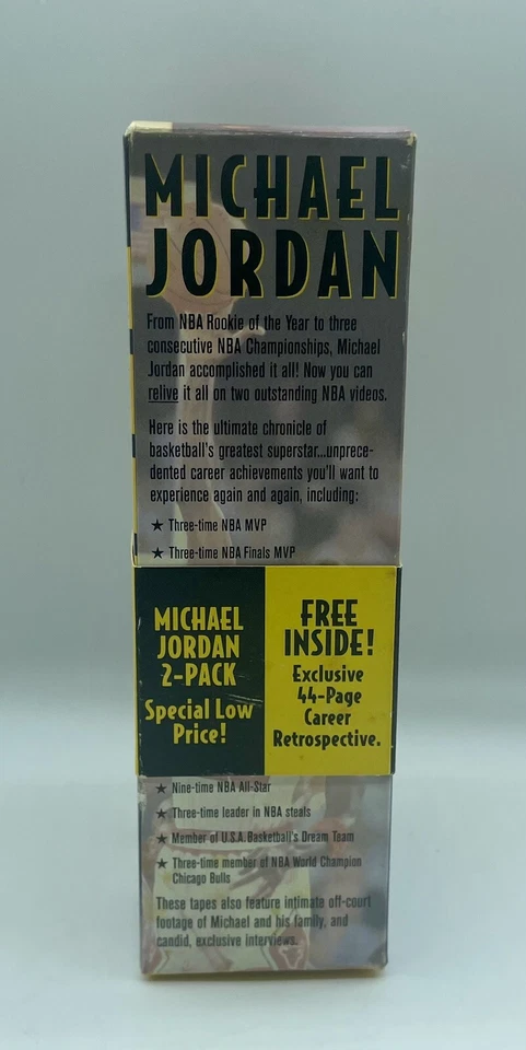 Michael Jordan VHS 2 Pack Come Fly With Me & Air Time With Bonus Book See Notes - Image 2 of 4