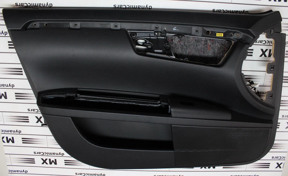 MERCEDES S KLASSE KURZ S500 W221 TÜR VERKLEIDUNG VORNE LINKS LEDER SCHWARZ  - Bild 1 von 1