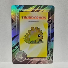 Doomlings Legends of Enderas Traits Thunderous GOLDEN 1st Ed Holo Foil