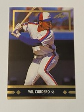 ⚾ 1991 Leaf Baseball Gold Leaf Rookies Insert #BC3 Wil CORDERO ⚾