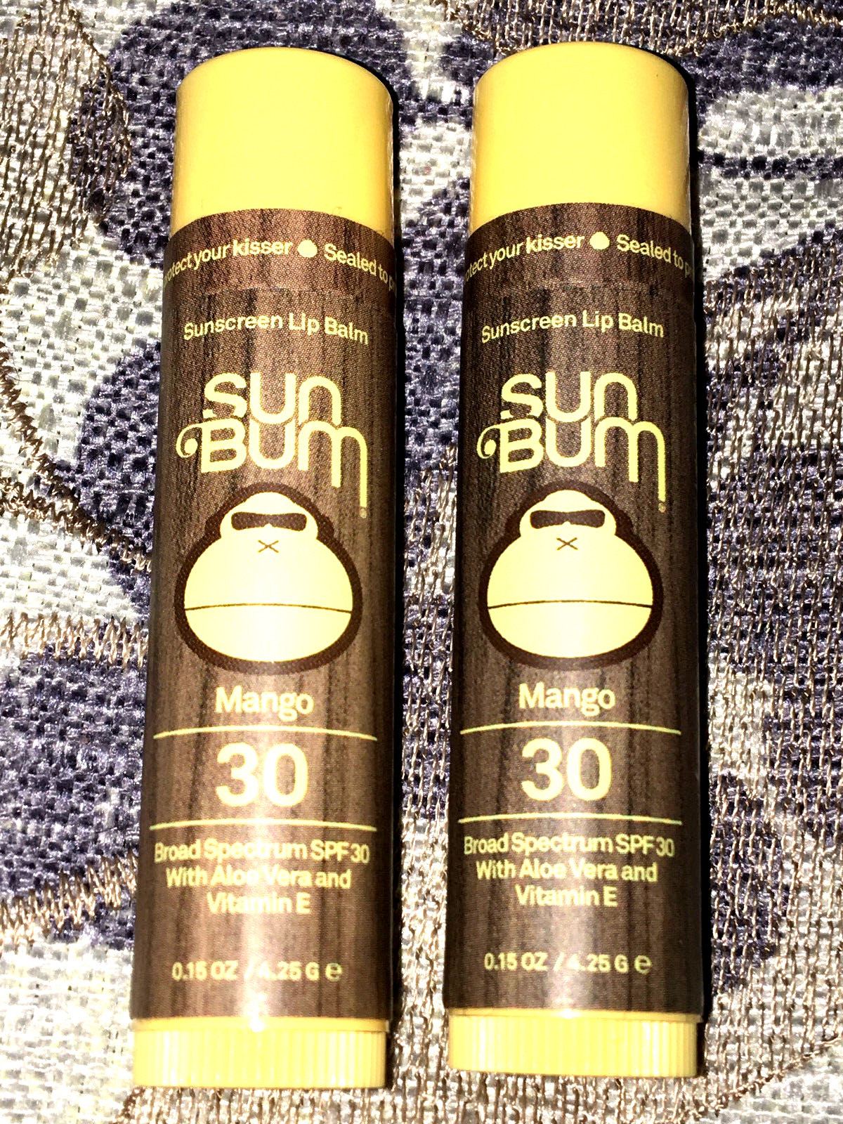 SUN BUM Set of 2 MANGO LIP BALM Sun Protection SPF 30 Sunscreen CHAPSTICK New eBay