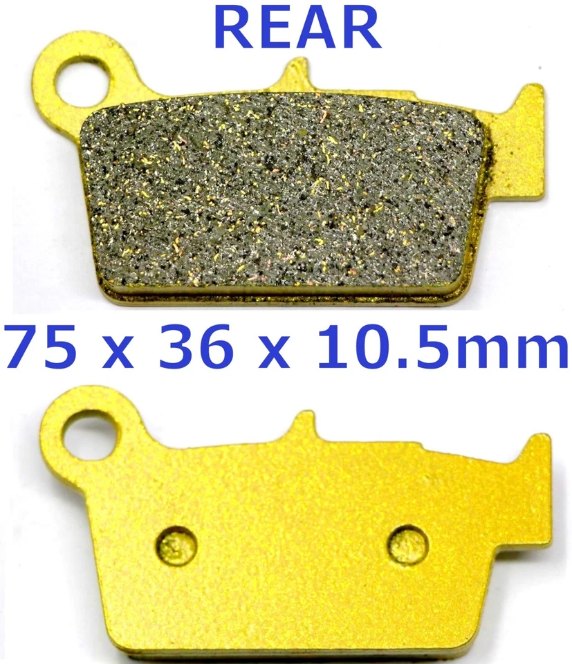 Pastilhas de freio dianteiras traseiras MC para Honda CRF 230 L M CRF230L CRF230M 2008 09 20 10 11 - Imagem 2 de 4