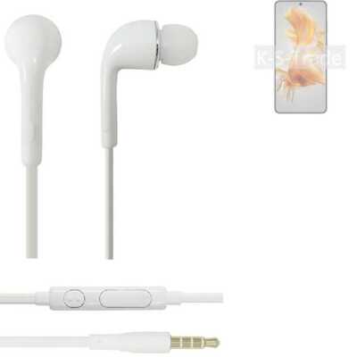 Earphones für Huawei Mate 50E in ear headset stereo Ohrstecker weiß