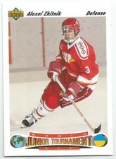 ALEXEI ZHITNIK 1991-92 UPPER DECK ROOKIE CARD FLAWLESS CONDITION BUFFALO SABRES