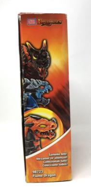 MEGA BLOKS Dragons 98723 Flame Dragon 10 Pieces In Box with