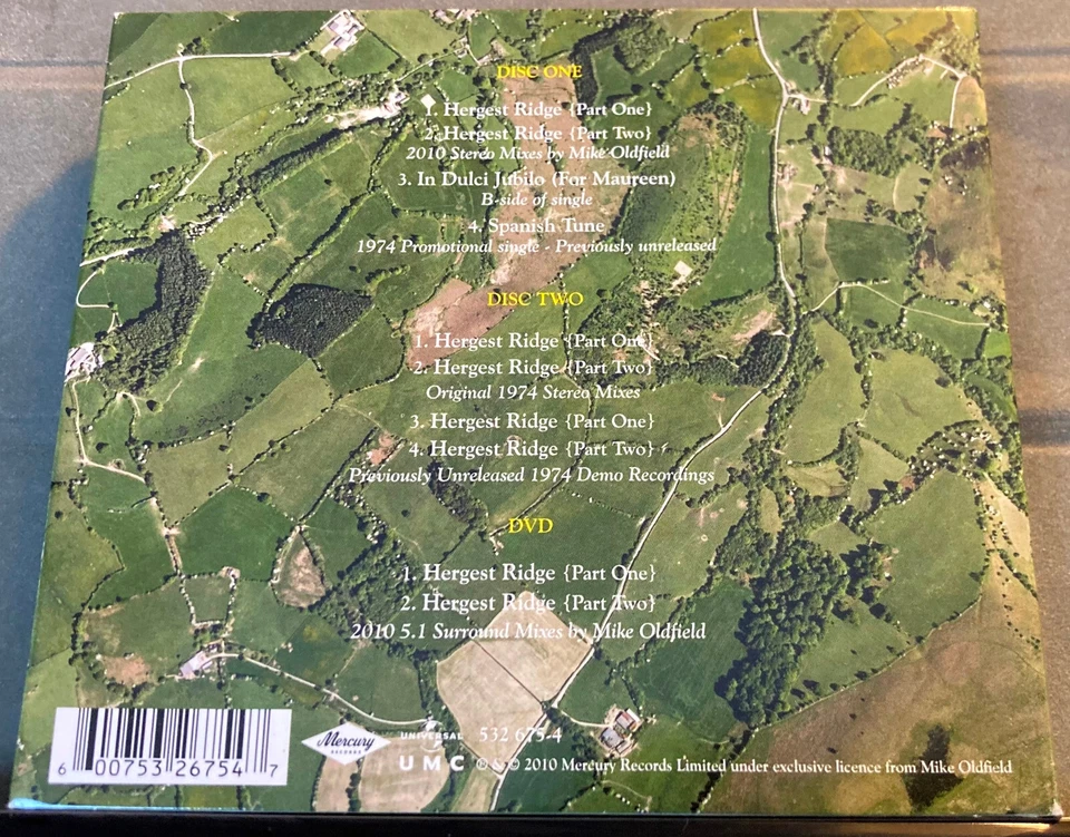 Mike Oldfield - HERGEST RIDGE - 2CD + DVD - Deluxe Edition - Mercury 2010 - NM! - Bild 2 von 4