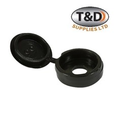 Hinged Screw Cover Caps - Plastic Fixing Cap for 4g-8g Screws, Assorted Colours
