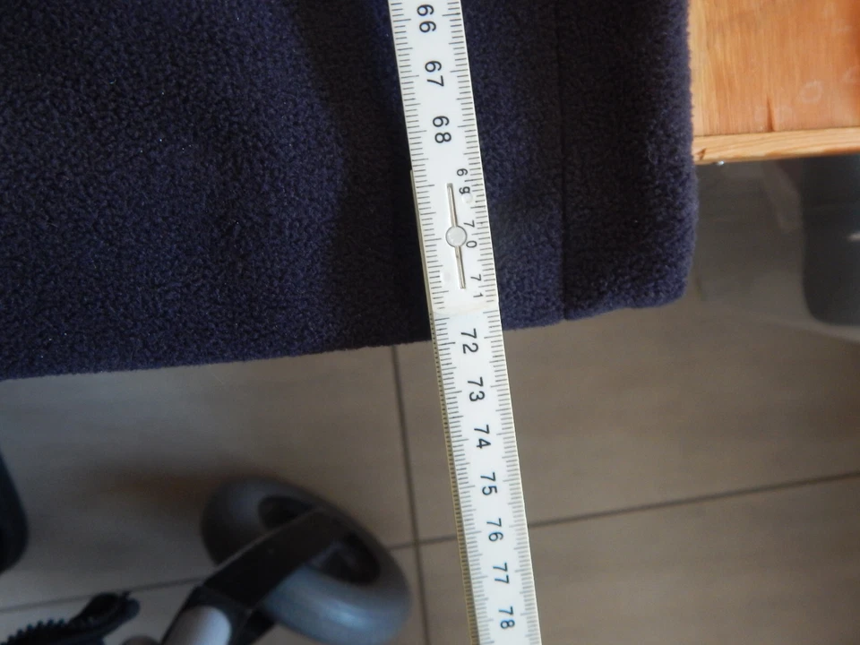 Lands End Damen Weste Fleeceweste Gr. 56/58 24W-26W 3XL Dunkelblau 2 Taschen NEU - Bild 2 von 4