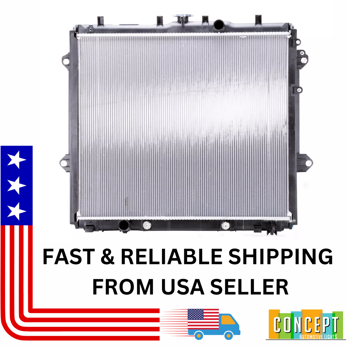 Replacement For Toyota 4Runner 2010-2023 4.0L Radiator TO3010329
