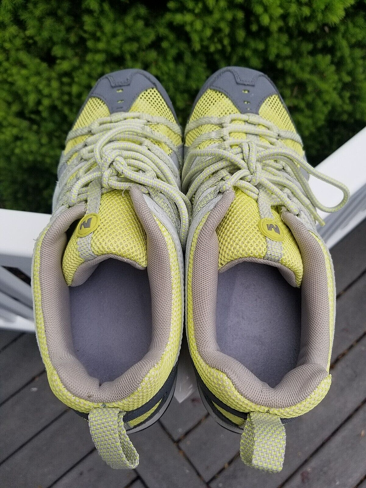 Scarpa da donna Merrell Mykos Lime escursionismo trail running taglia 10 pulita