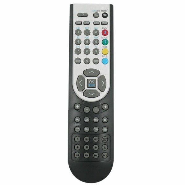 Remote Control for Luxor TV Lux22860cob V16lcddvdhd V22lcddvdhd
