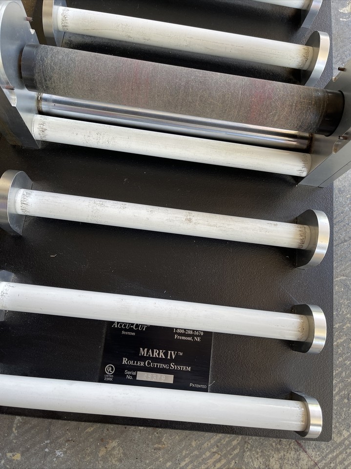 AccuCut Mark IV Mark 4 Roller Die Cutting Machine Ships Free | eBay