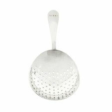 Viski Professional Stainless Steel Julep Strainer- Cocktail Mixing Bar Tool