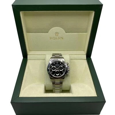 Reloj Automático Rolex Daytona Cosmograph 116520 Acero Esfera Negra Con Índice - Imagen 1 de 4