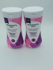 Lot Of 2 Summer's Eve Cleaning Wash 5 In 1 Island Splash Scent 9Oz
