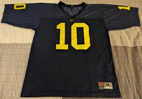 VINTAGE TOM BRADY MICHIGAN WOLVERINES JERSEY #10 M Medium Nike Mens Patriots 12