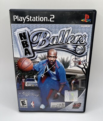 NBA Ballers PS2 (PlayStation 2) CIB w/Bonus Audio Trax Disc CD CIB Complete