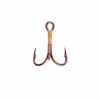 Eagle Claw 2x Treble Regular Shank Curved Point Hook Bronze 6 on sale Eagle Claw 2x Treble Regular Shank Curved Point Hook Bronze 6 on sale