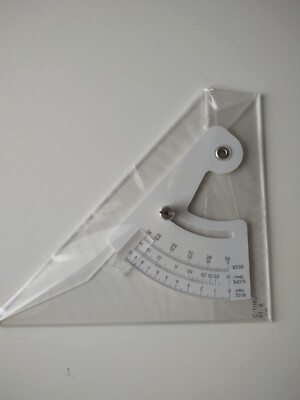 C-THRU Professional Adjustable Triangle 8'' MADE IN JAPAN