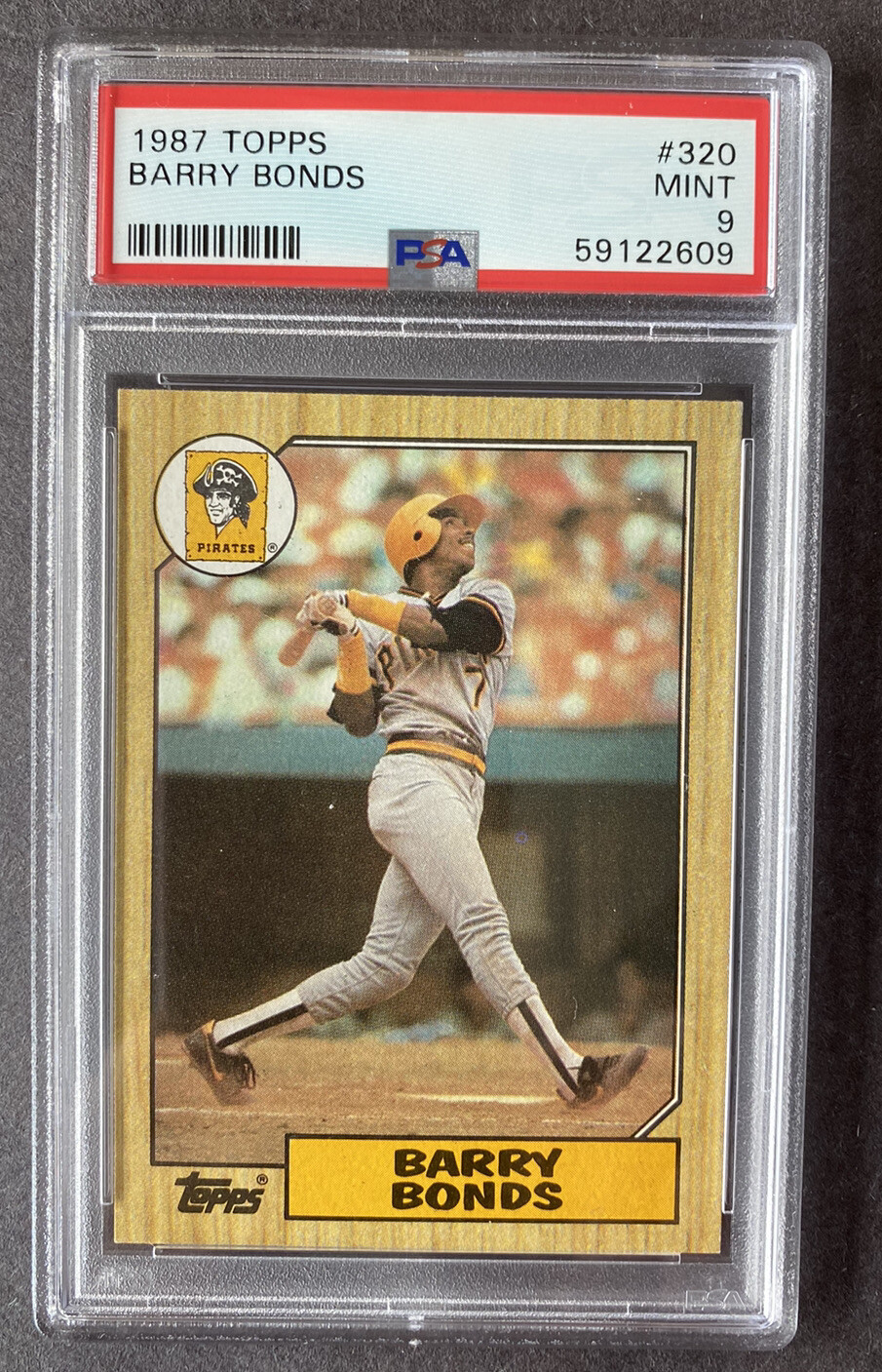 1987 TOPPS BARRY BONDS PSA 9 MINT!! ROOKIE RC 