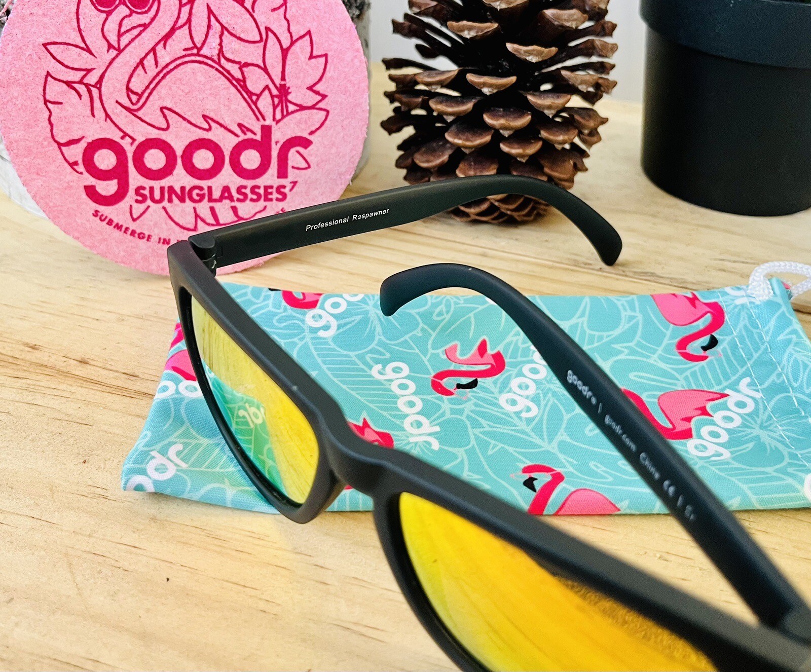 Goodr No Slip/Bounce Athletic Running Marathon Sunglasses PROFESSIONAL