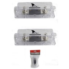 2 x ANL Fuse Holder with 200 amp fuse Blade 0 /4 GA Square FHSANL200A DS18