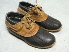VINTAGE LL BEAN Maine HUNTING SHOE Woman's Duck Ankle Boots Size L 7. Gumshoes