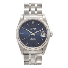 TUDOR 74000N Prince Date Blue Dial Automatic Stainless steel mens Boys