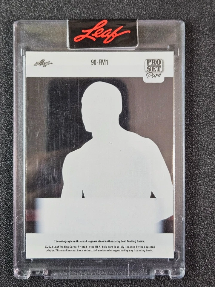 2023 Leaf Pro Set - Floyd Mayweather #90-FM1 Blue Auto /6 - Image 2 of 2