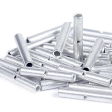 UL Listed Non Insulated Butt Connectors 26-24 AWG, 100 Pcs Electrical Seamless C