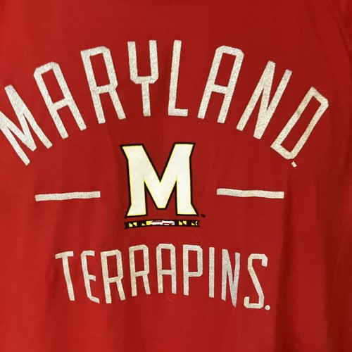 UA Under Armour Mens Base Layer Shirt Red XL Threadborne Maryland Terrapins NWT - Picture 4 of 13