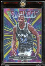 2021-22 Panini Prizm SHAQUILLE O'NEAL #18 Fearless Gold Prizm /10