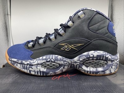 Reebok Question Mid Iverson Roundball Classic Georgetown FX4991 Sz