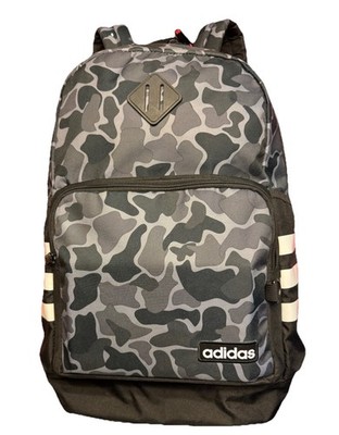 Adidas Black Gray Camo Backpack