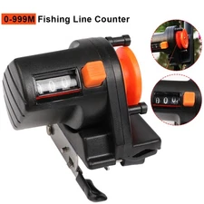 0-999M Portable Fishing Line Counter Fish Finder Length Gauge Depth Tackle Tool
