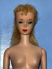 Vintage Blonde Ponytail Barbie Doll Nude