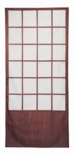 Noren Japanese Doorway Curtain Long Shoji Design