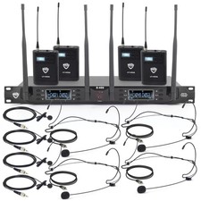 Quad Multi-Channel Digital Wireless Microphon...