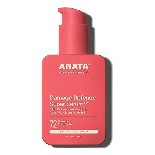 Arata Super Serum For Dry & Frizzy Hair | With JD Jojoba Hair Complex | Long-las