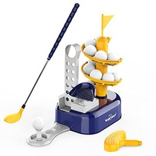 Kids Golf Toys Set Outdoor Lawn Sport Toy with 15pcs Training Golf Balls