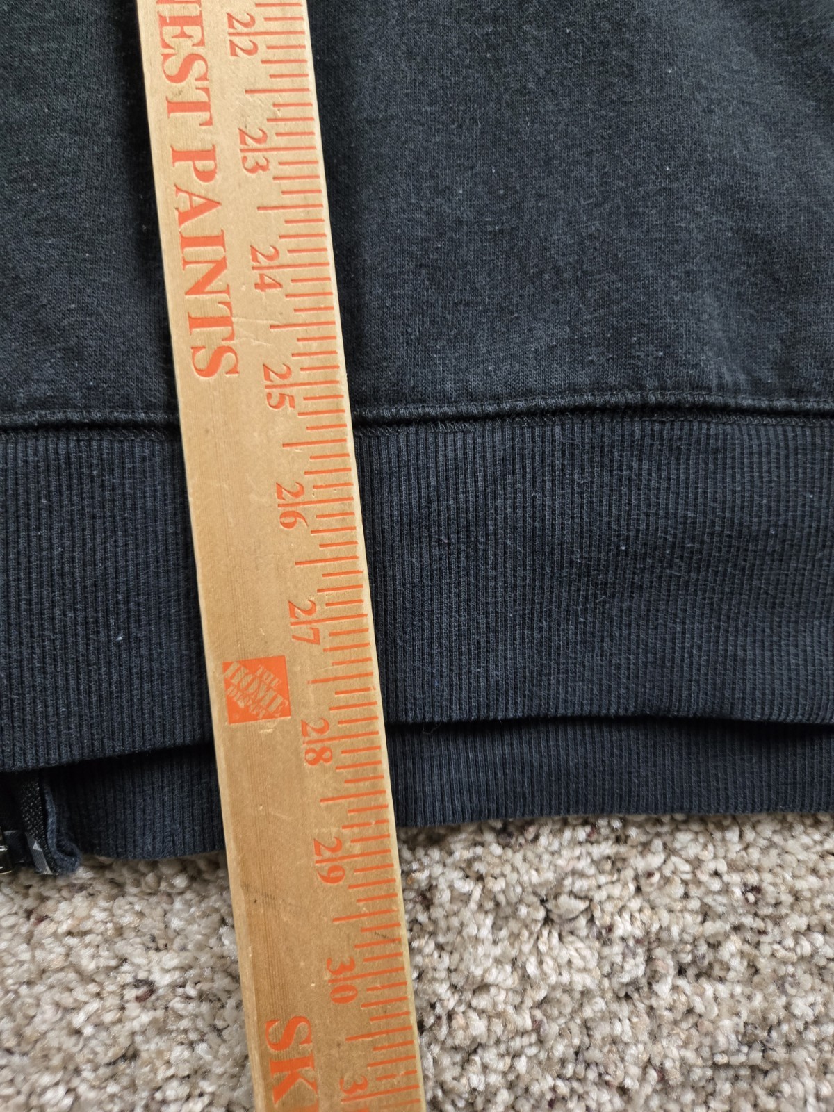 PG&E Hoodie Mens 2XL Black Full Zip Sweatshirt Chest Hooded Long Sleeve