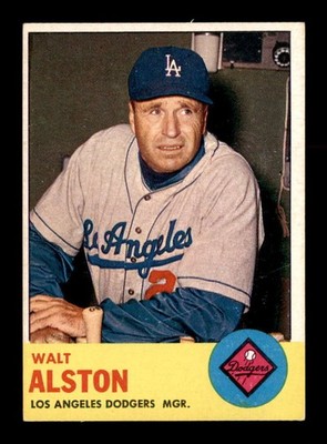 1963 Topps #154 Walter Alston MG VGEX X3588080
