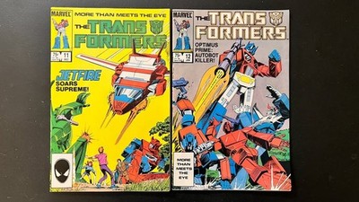 The Transformers #11 #12 1985 VF/NM