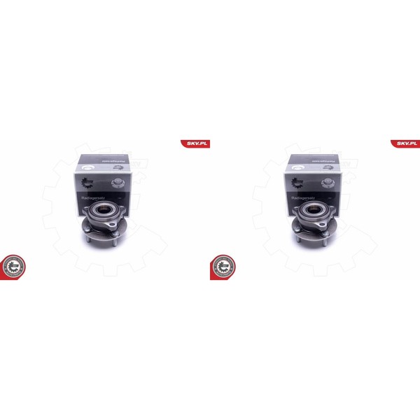 2X Esen SKV RADLAGER-SATZ Vorne Links+Rechts Passend FüR Mazda 2-image